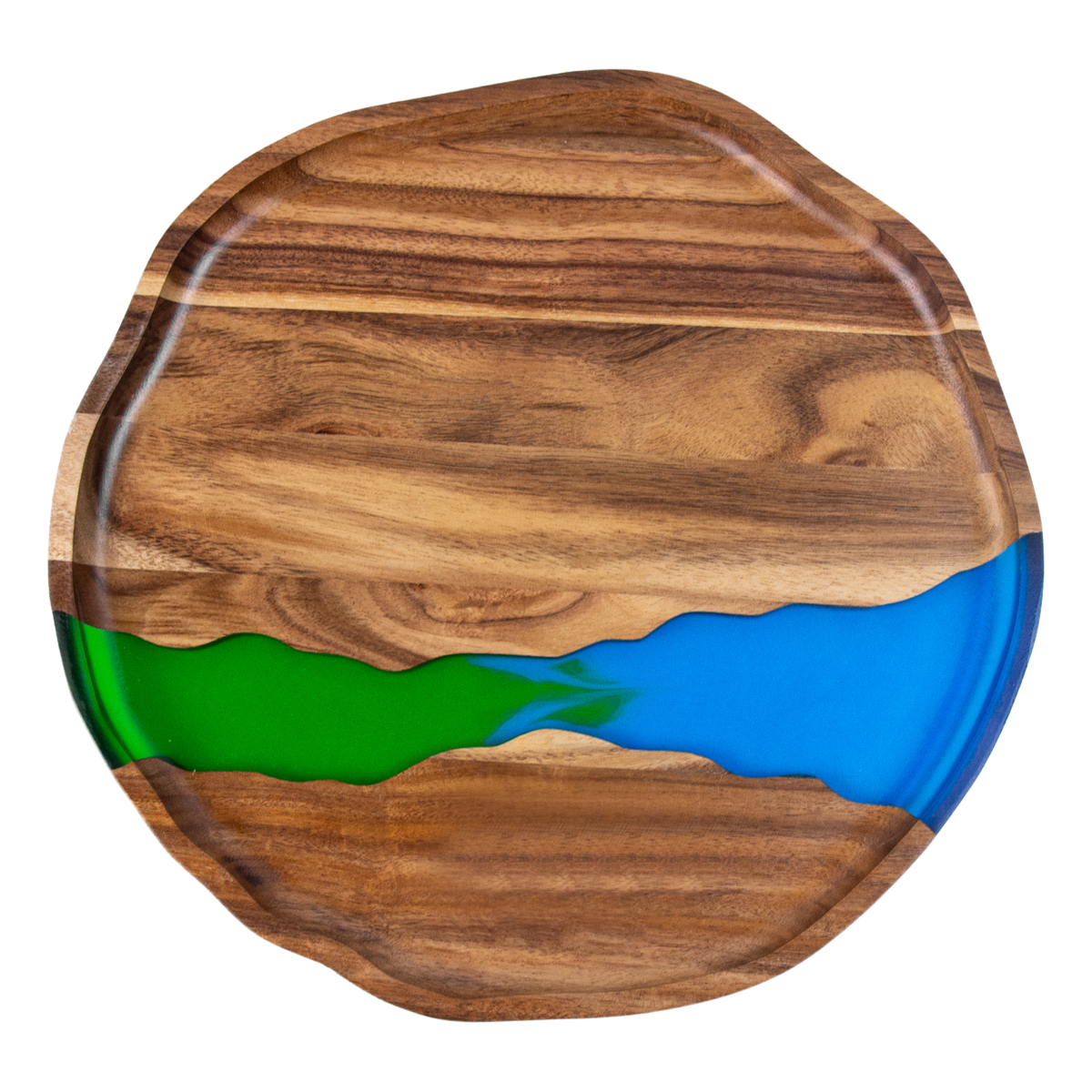 Scalloped Round Resin Tray